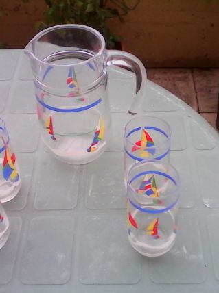 Carafe et verres