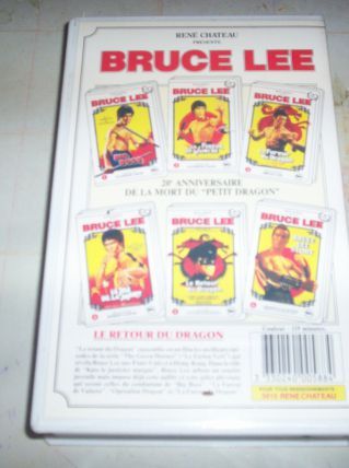 K7 VIDEO LE RETOUR DU DRAGON BRUCE LEE edition rené chateau 