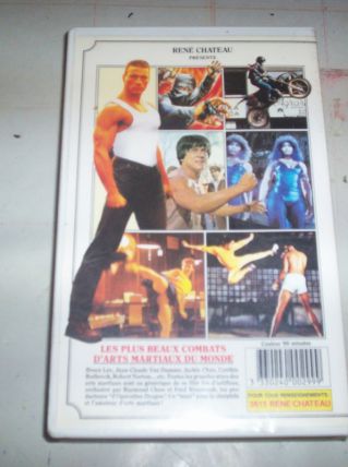 K7 VIDEO les plus beaux combats bruce lee van damme etc ..