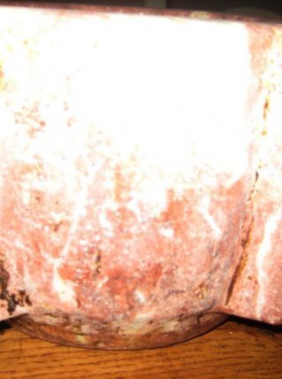 mortier marbre rose