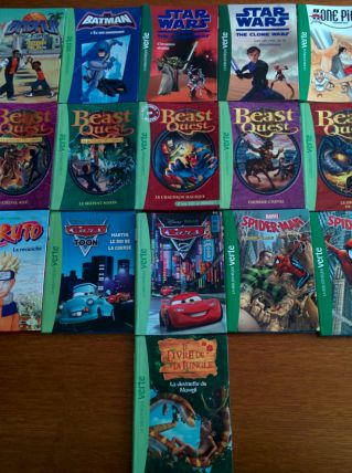 bibliotheque rose vert