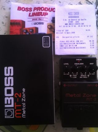 Pédale d'effet BOSS Metal Zone MT-2