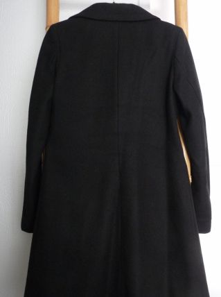 Manteau femme, noir, en laine Mademoiselle R, T 38