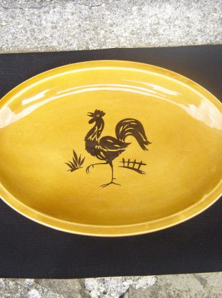 petit plat vintage décor de coq