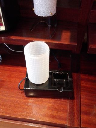 Lampe de chevet cendrier années 60