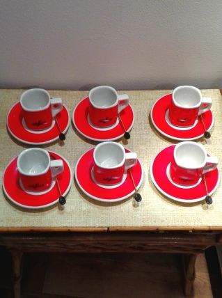 Service à café Segafredo années 70