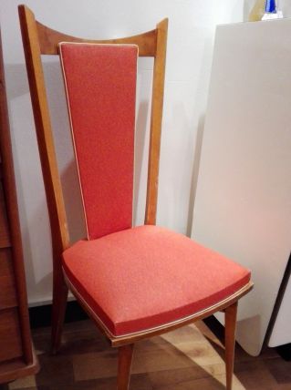 6 chaises Vintage années 60