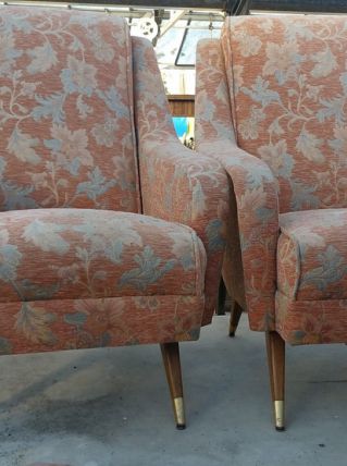 paire de fauteuils vintage 