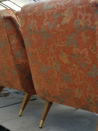 paire de fauteuils vintage 