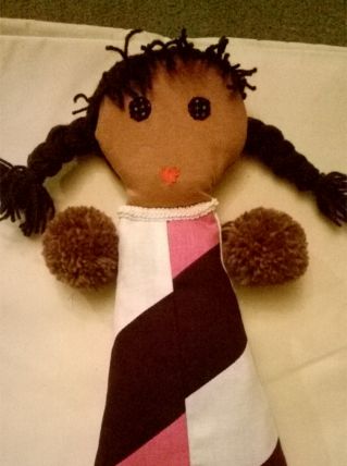 poupée chiffon ou déco chambre