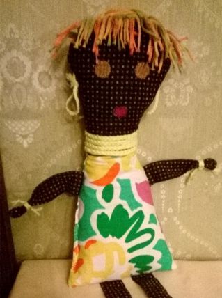 poupée chiffon ou déco chambre