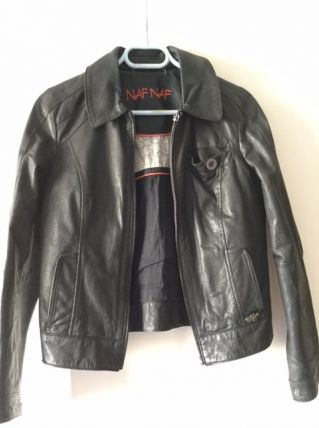 Cuir noir Naf Naf taille 38.