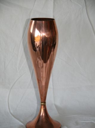 Vase cuivre rose villedieu