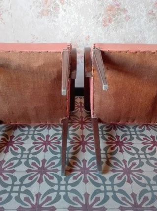 LOT DE DEUX FAUTEUILS BRIDGE