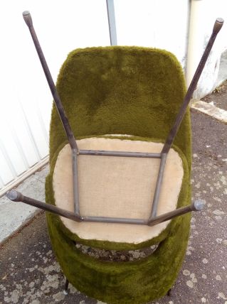 chaises des annees 70 kaki