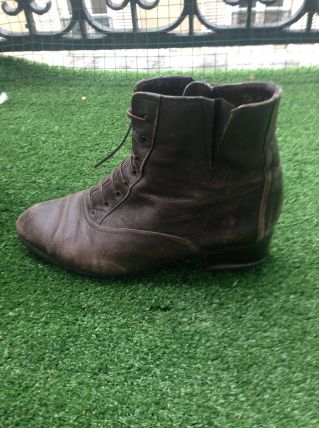 Bottines à lacets  vintage marron taille 39