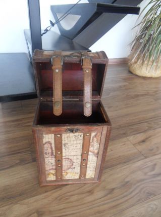 Malette en bois pour bouteille de vin