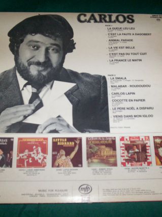 disque 33 tours carlos 