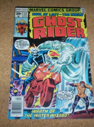 RARE BD GHOST RIDER NO 23 DE 1977 EDITION U.S.A.
