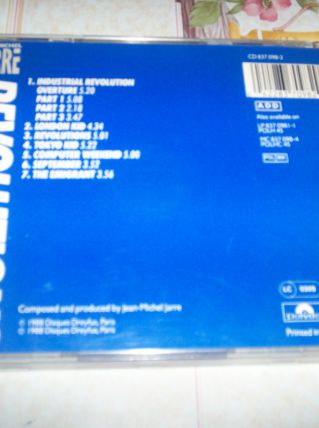 CD JEAN MICHEL JARRE album revolution 