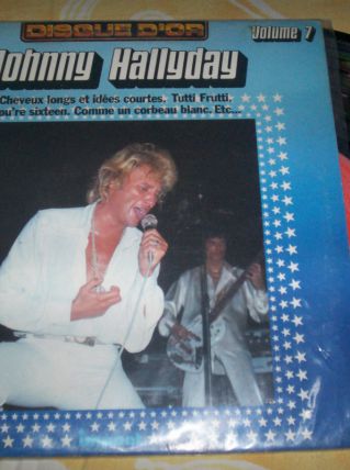 DISQUE 33 TOURS JOHNNY HALLYDAY 