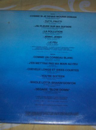 DISQUE 33 TOURS JOHNNY HALLYDAY 