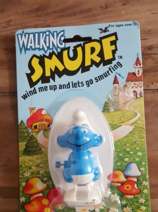Figurine Schtroumpf (Walking Smurf - 1980)