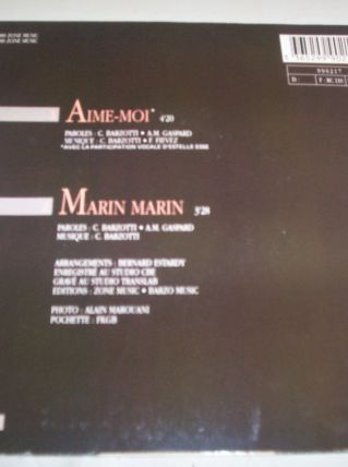 disque 45 tours CLAUDE BARZOTTI 2 titres 