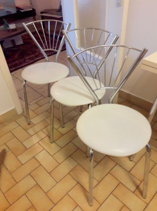 3 chaises vintage