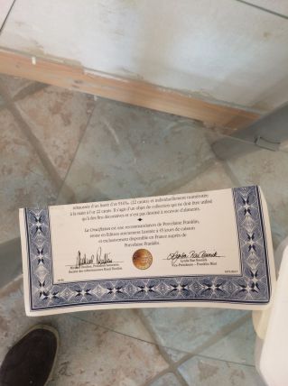 Assiette crucifixion