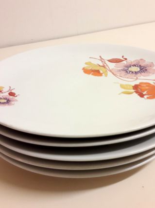 5 assiettes vintage