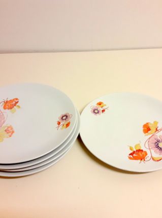 5 assiettes vintage