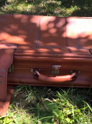 valise deco simili cuir 