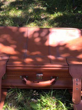 valise deco simili cuir 