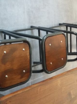 Table à manger industrielle