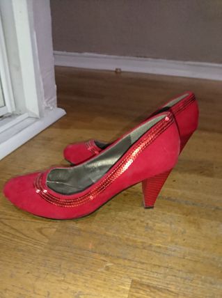 Escarpins rouge style Dorothy
