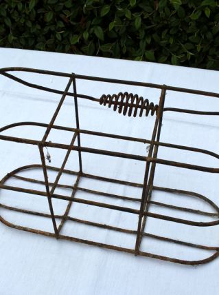 Porte 3 bouteilles, en fer