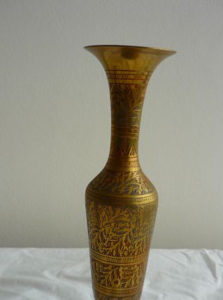 Vase en laiton