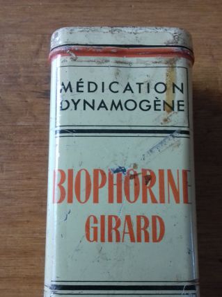 Ancienne boîte de médicament BIOPHORINE GIRARD