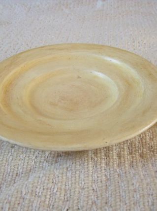 assiette pour la décoration effet vieilli