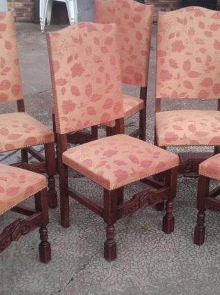 chaises en tissu
