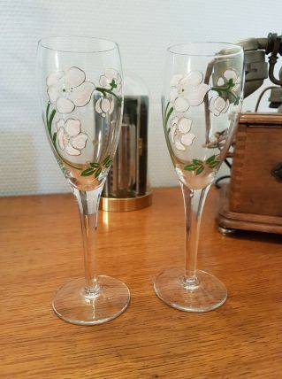 Lot de 2 flûtes à Champagne Perrier-Jouet