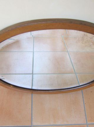 miroir ovale année 40