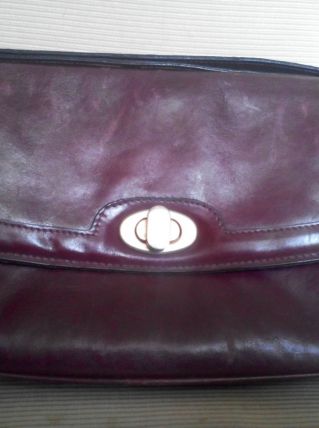 Magnifique sac cuir d'agneau