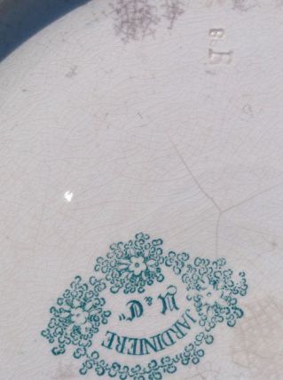 ensemble rare "jardiniere" de Sarreguemines