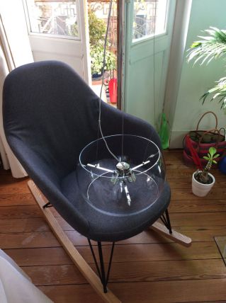 SUSPENSION EN VERRE 3 AMPOULES