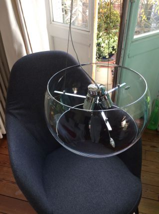 SUSPENSION EN VERRE 3 AMPOULES