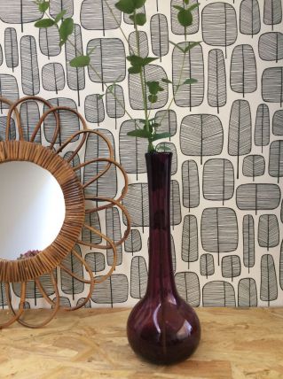 Vase en verre soufflé de Biot