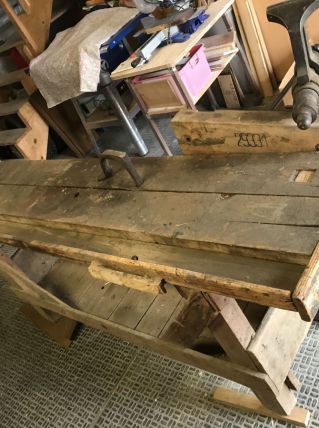 Établi de menuisier années 30