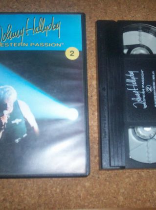 TRES RARE K7 VIDEO HORS COMMERCE PUB JOHNNY HALLYDAY 